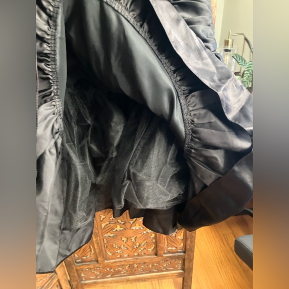 Vintage 80s party dress, puff sleeve - Picture 3 of 8